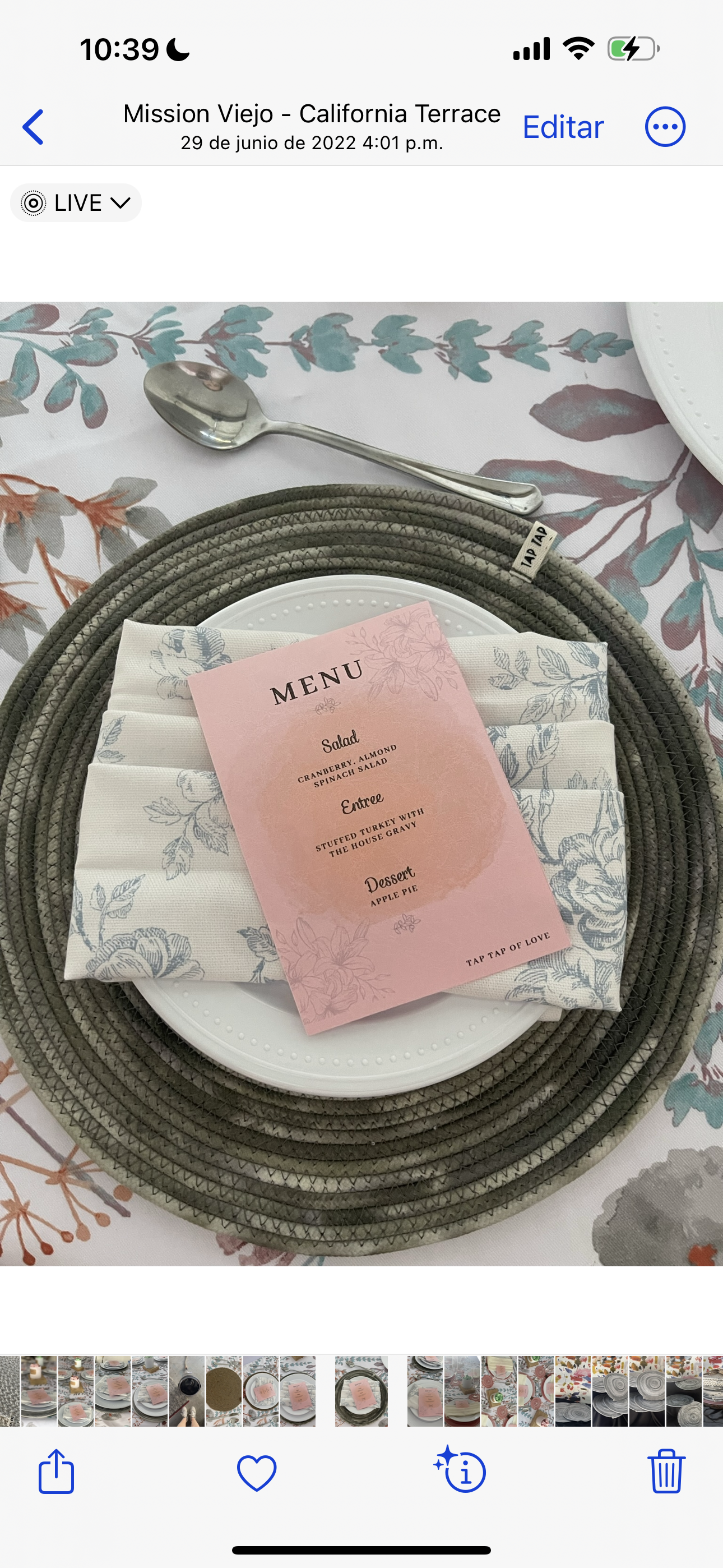 Placemats set